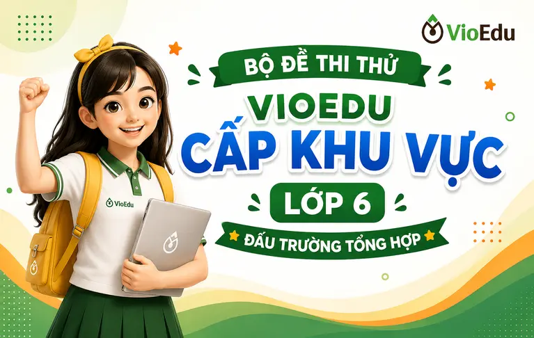 Vioedu - Lớp 6 - Cấp Khu vực
