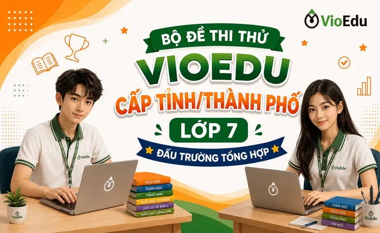 Vioedu - Lớp 7 - Cấp Tỉnh/Thành phố