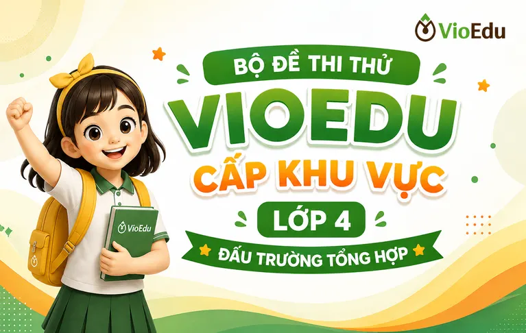 Vioedu - Lớp 4 - Cấp Khu vực