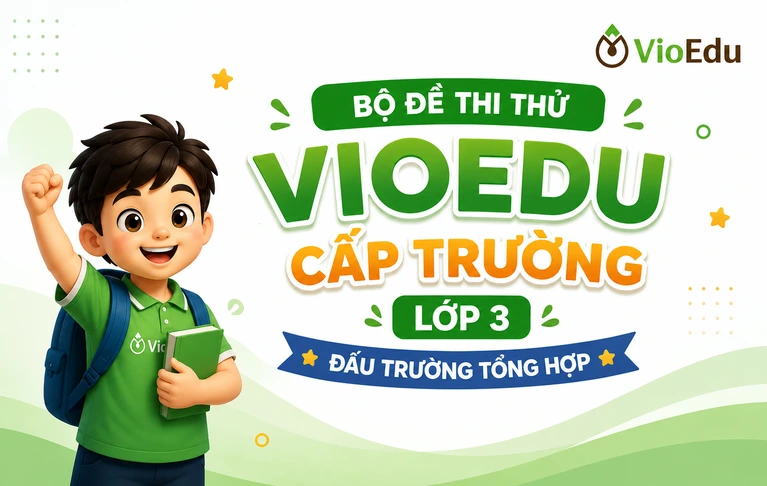 Vioedu - Lớp 3 - Cấp Trường
