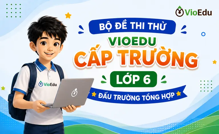Vioedu - Lớp 6 - Cấp Trường