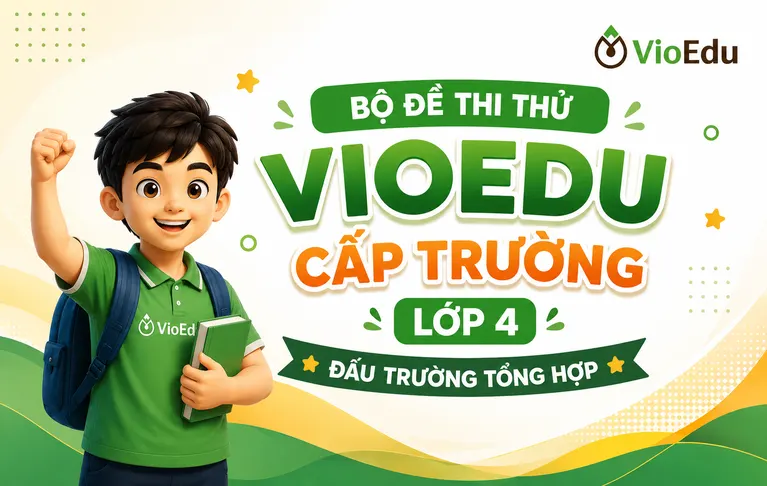 Vioedu - Lớp 4 - Vòng cấp trường