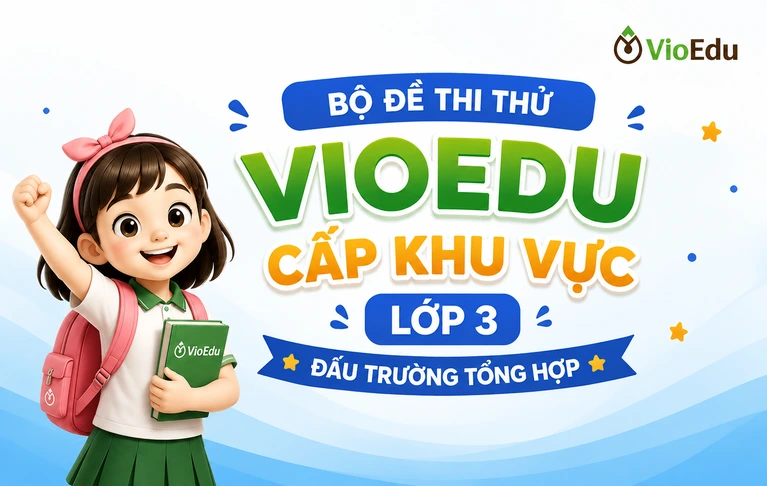 Vioedu - Lớp 3 - Cấp Khu vực
