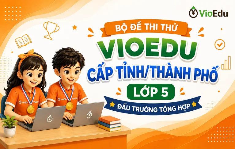 Vioedu - lớp 5 - Cấp Tỉnh/Thành Phố